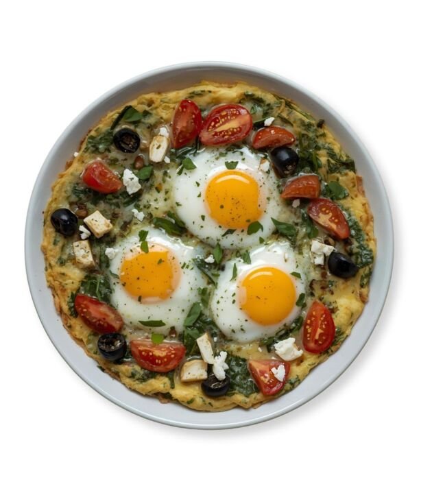 Sunrise Omelette with cheese, peppers, and ham served at NY Diner Boston in Brighton MA