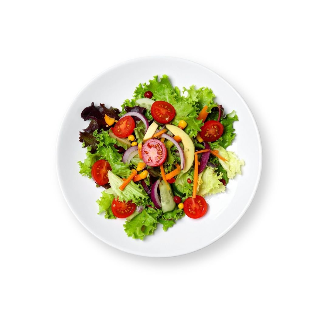 Garden Fresh Delight Salad with mixed greens and veggies at NY Diner Boston in Brighton MA