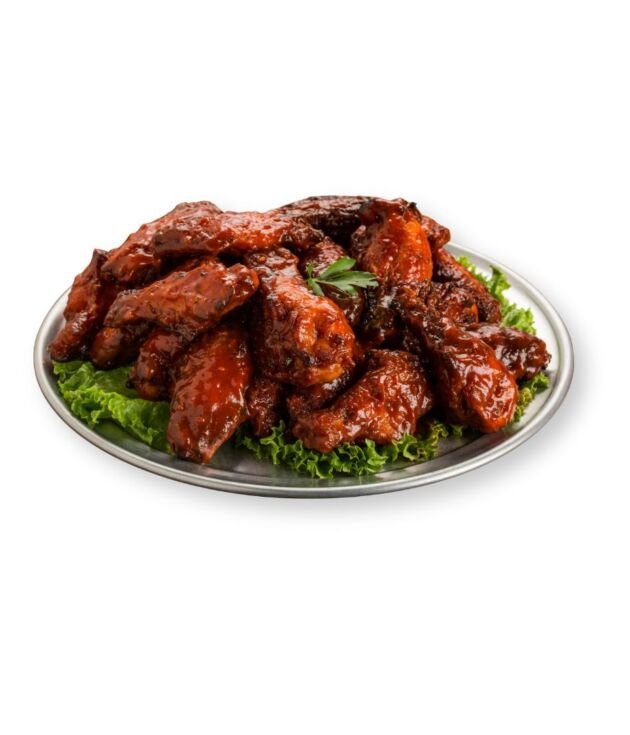 Jamaican Jerk Chicken Wings with spicy Caribbean flavor at NY Diner Boston in Brighton MA