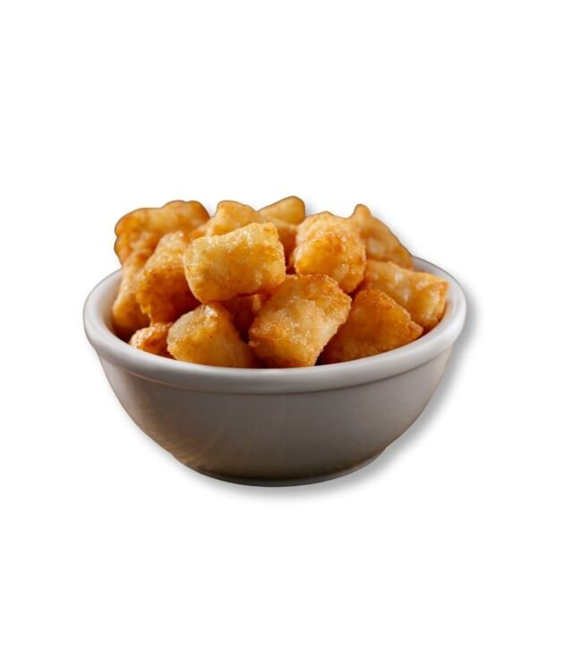 Golden crispy tater tots served fresh at NY Diner Boston in Brighton MA