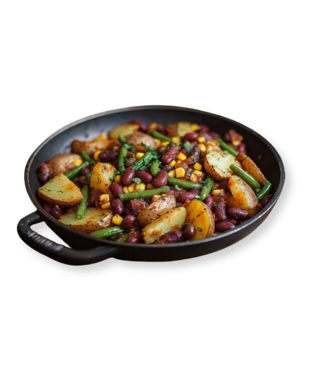 Greek Skillet with feta cheese, olives, and eggs at NY Diner Boston in Brighton MA